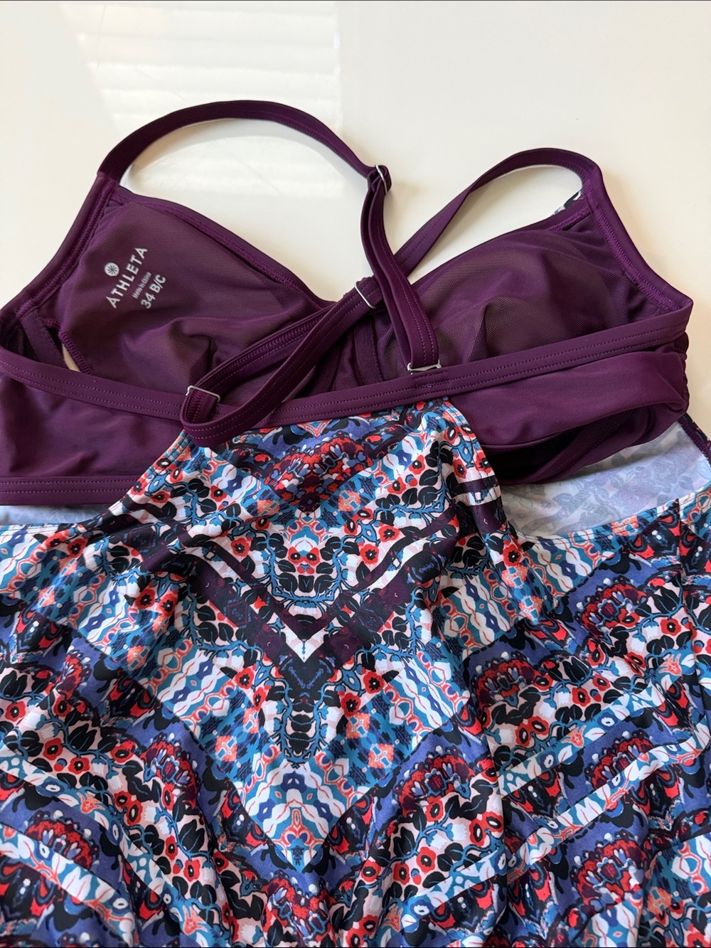 Athleta Marrakesh Women’s Tankini Swim Top - Picture 3 of 7